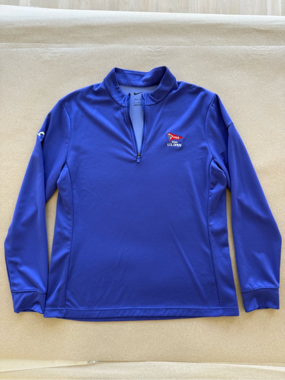 Nike — NWOT Dri Fit US Open 1/4 Zip Pullover — Size L